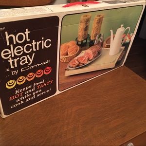 Vintage Mid-Cent. Electric Hot Plate Avocado Green